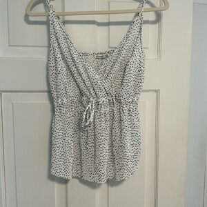 Abercrombie & Fitch polka dot tank M never worn NWOT